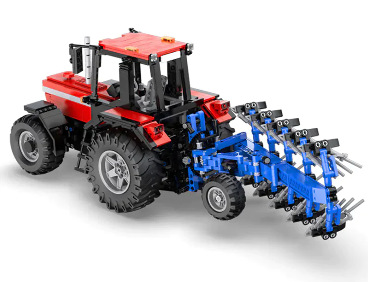 2.4 G Ferngesteuerter Traktor Blauer Pflug